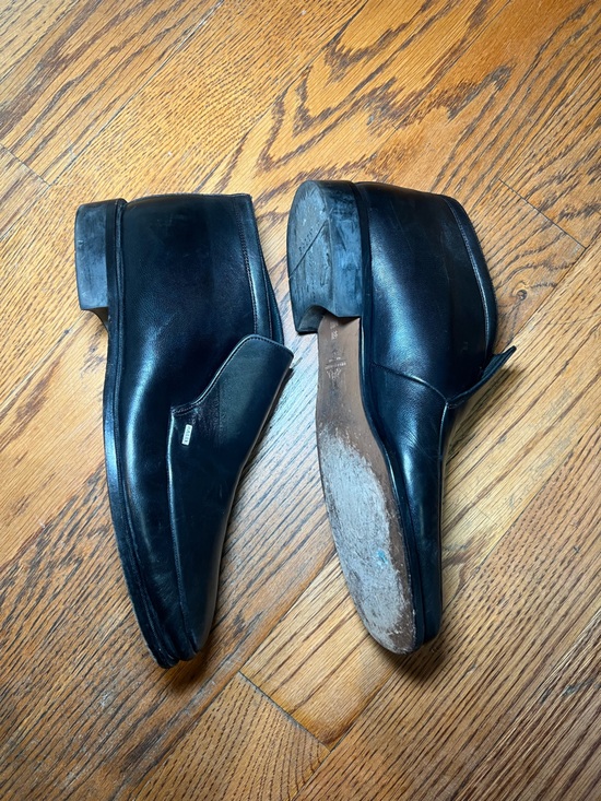 Bally Black Leather Slip-On Dress Loafers main image 4
